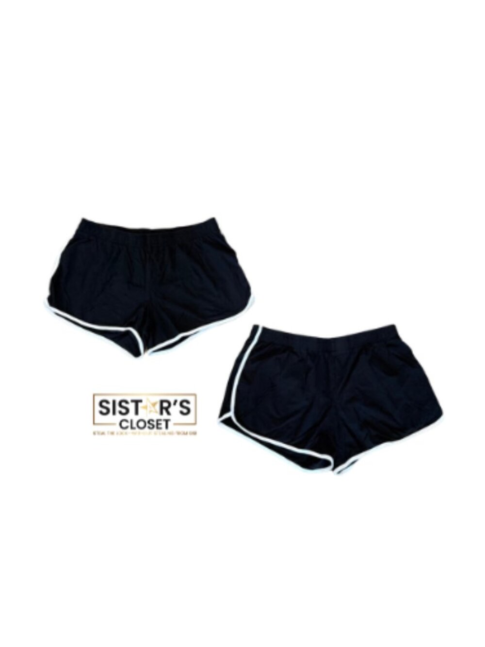 BCG Black Athletic Running Shorts Lot of 2 Women's Large